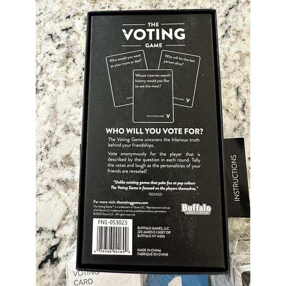 The Voting Game find out who your friends are - for ages 17+ 5-10 players - Picture 4 of 4